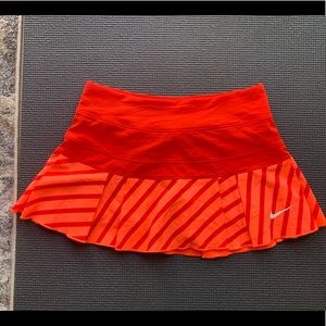 Nike Neon like orange tennis skirt(Size XS)